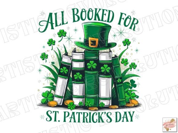 Creative Assets: All Booked for St Patrick's Day Png