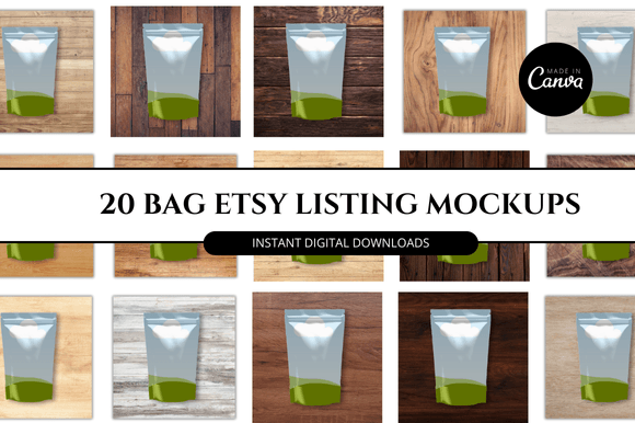 Elevate Your Etsy Shop with Professional Bag Mockups