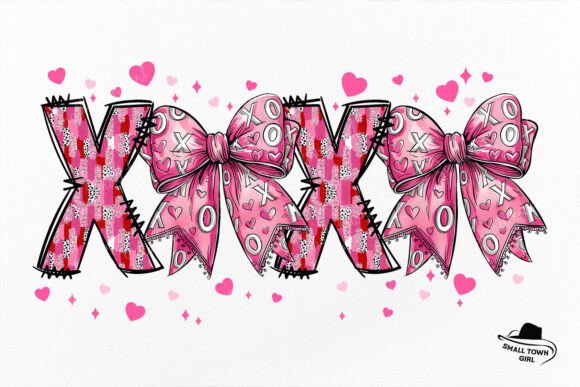 Elevate Your Valentine's Designs with Coquette Bow Graphics