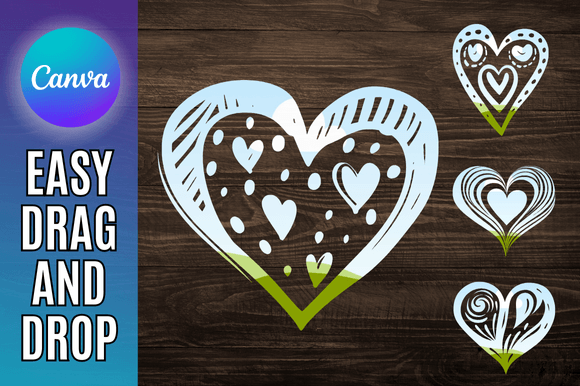 Elevate Your Visuals with Heart Canva Frame Templates