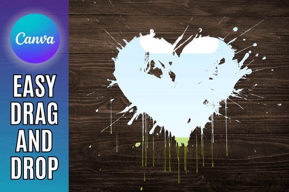 Heart-Shaped Platter: Elevate Your Creative Projects with Canva Frames
