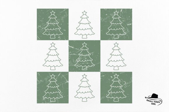 Retro Holiday Christmas Tree Sublimation: A Designer's Festive Asset