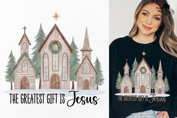 The Greatest Gift is Jesus Christmas Png: A Design Asset