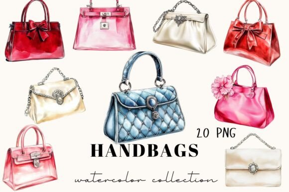 Watercolor Woman Bags: Elevate Your Design Projects