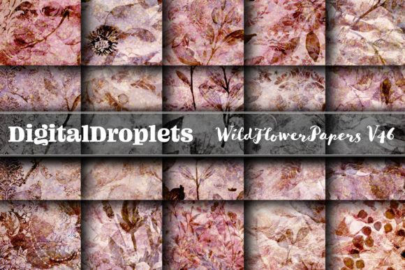 Wild Flowers Papers Vol. 46: A Gothic & Vintage Design Collection